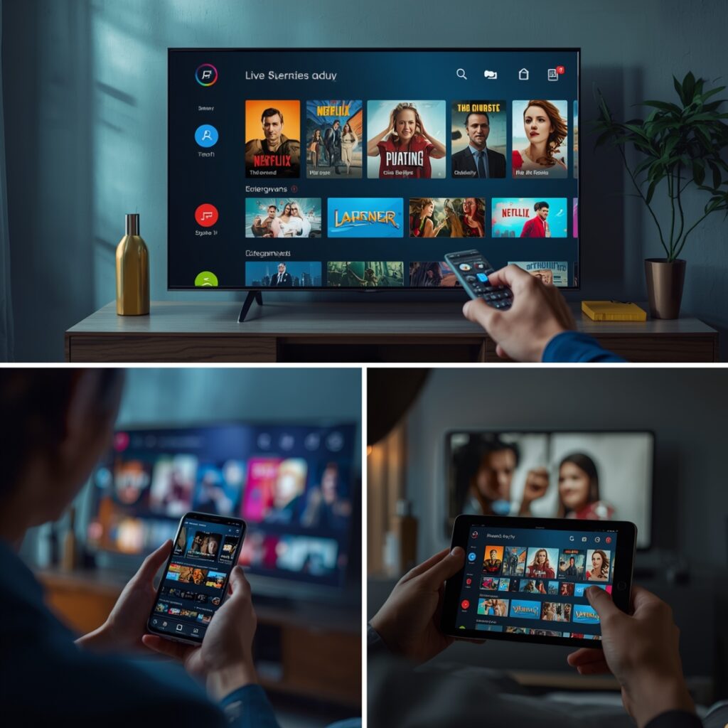 Settings menu for streaming quality optimization