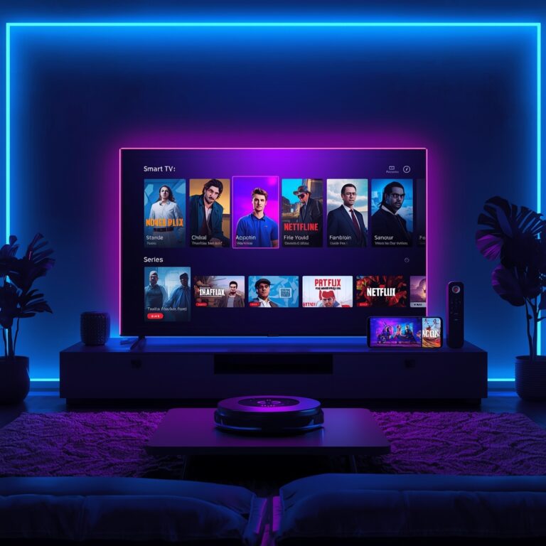 IPTV apps for Smart TV setup guide on a television screen