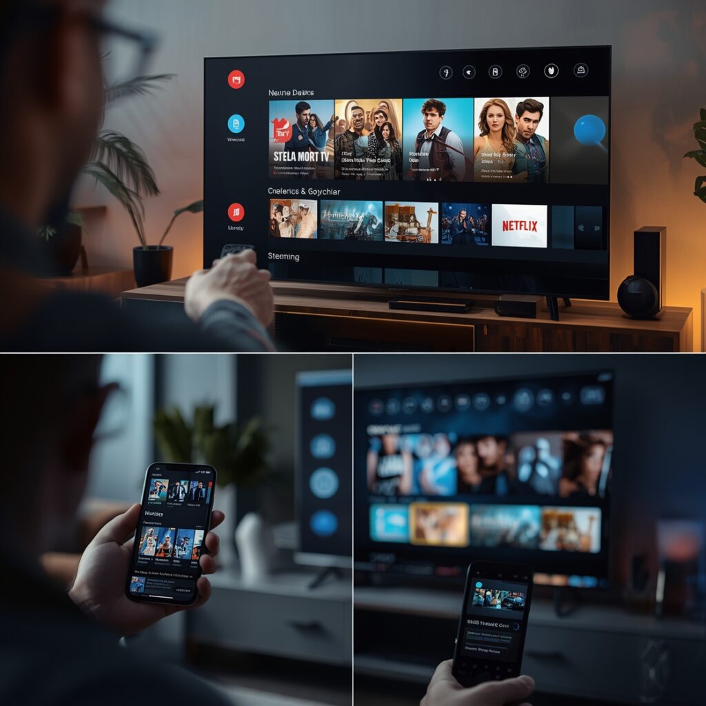 Graphic showing internet speed requirements for different streaming resolutions like 1080p and 4K